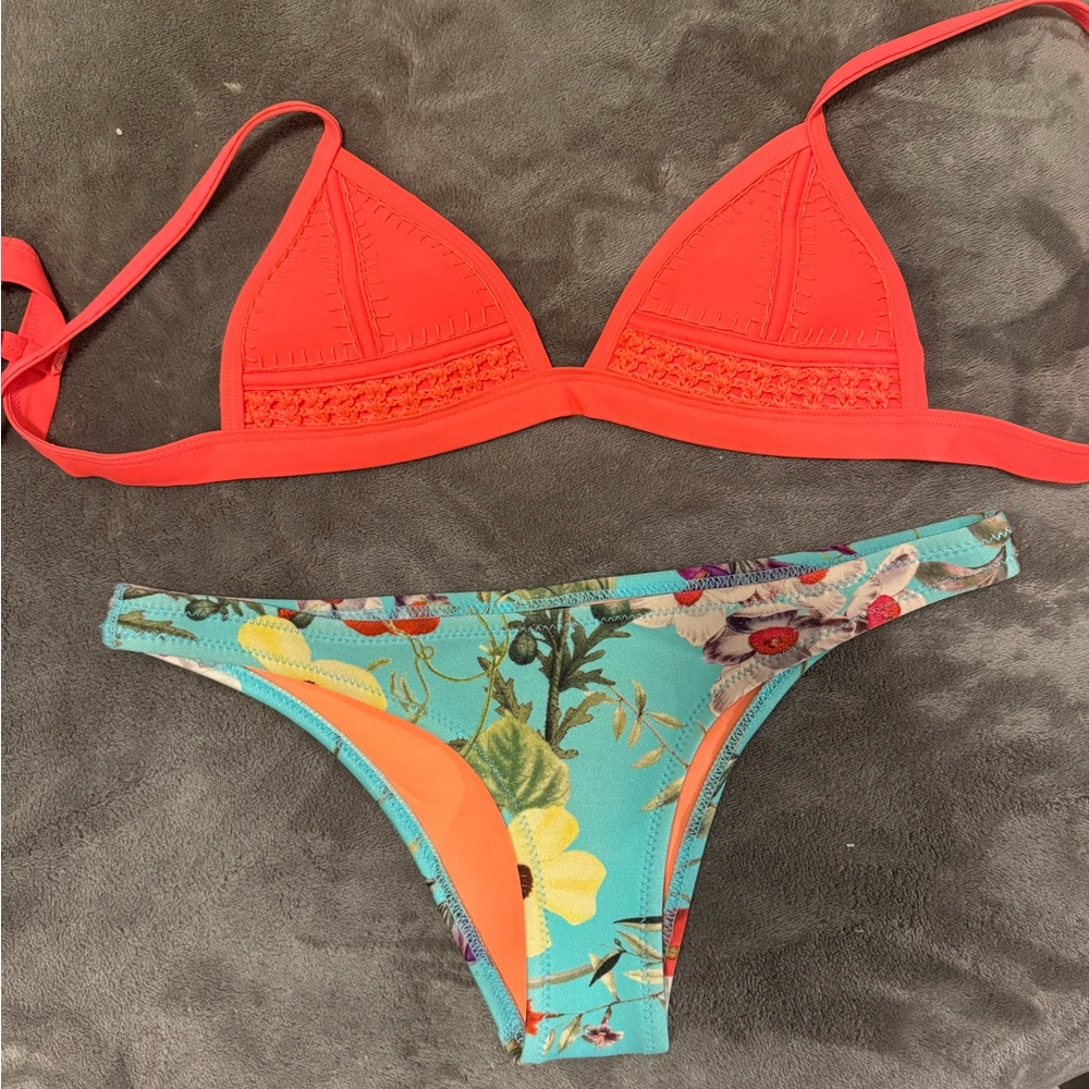 Triangl Vibrant Floral Bikini Set
